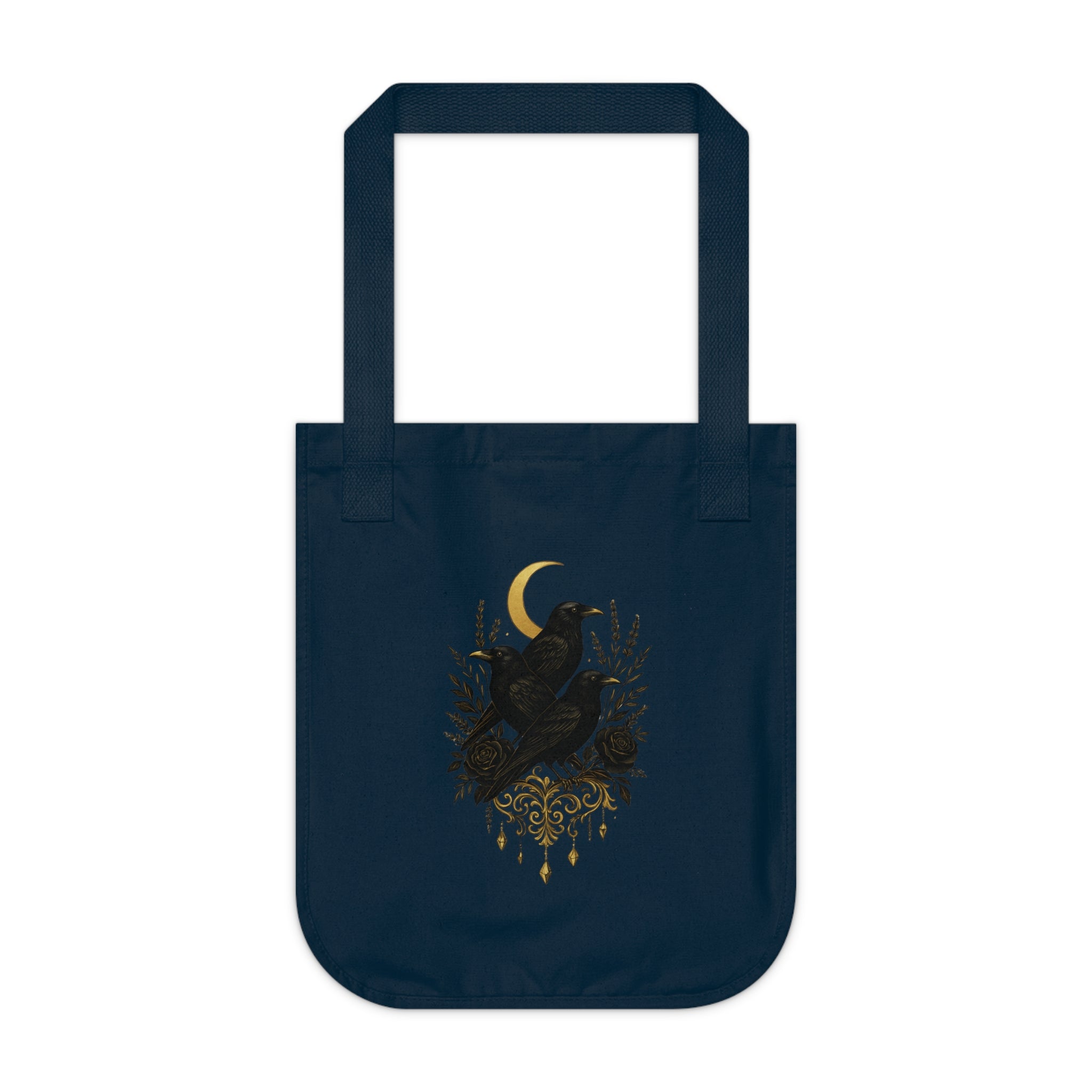 The Three Crows Collection Organic Canvas Tote Bag