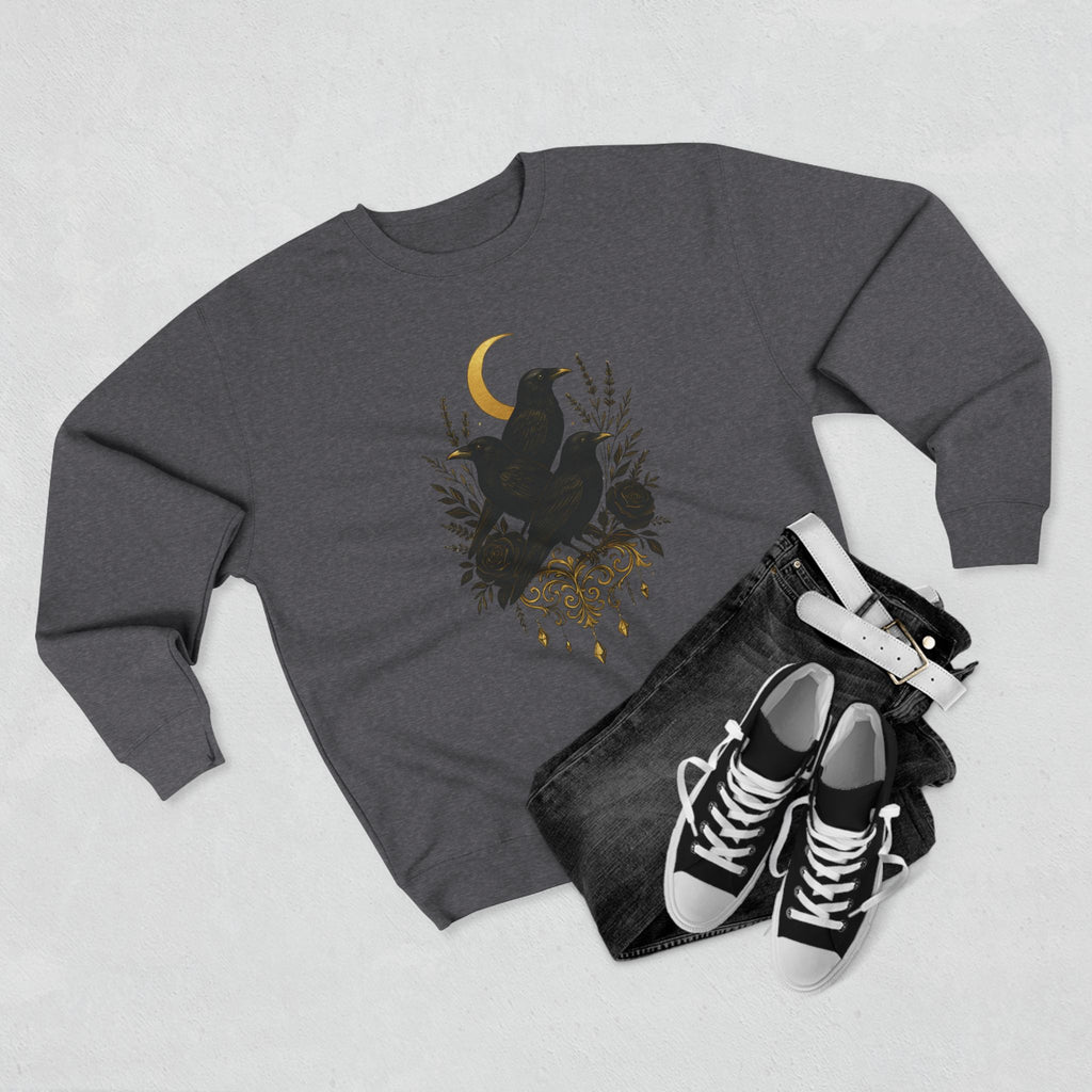 The Three Crows Collection Unisex Crewneck Sweatshirt