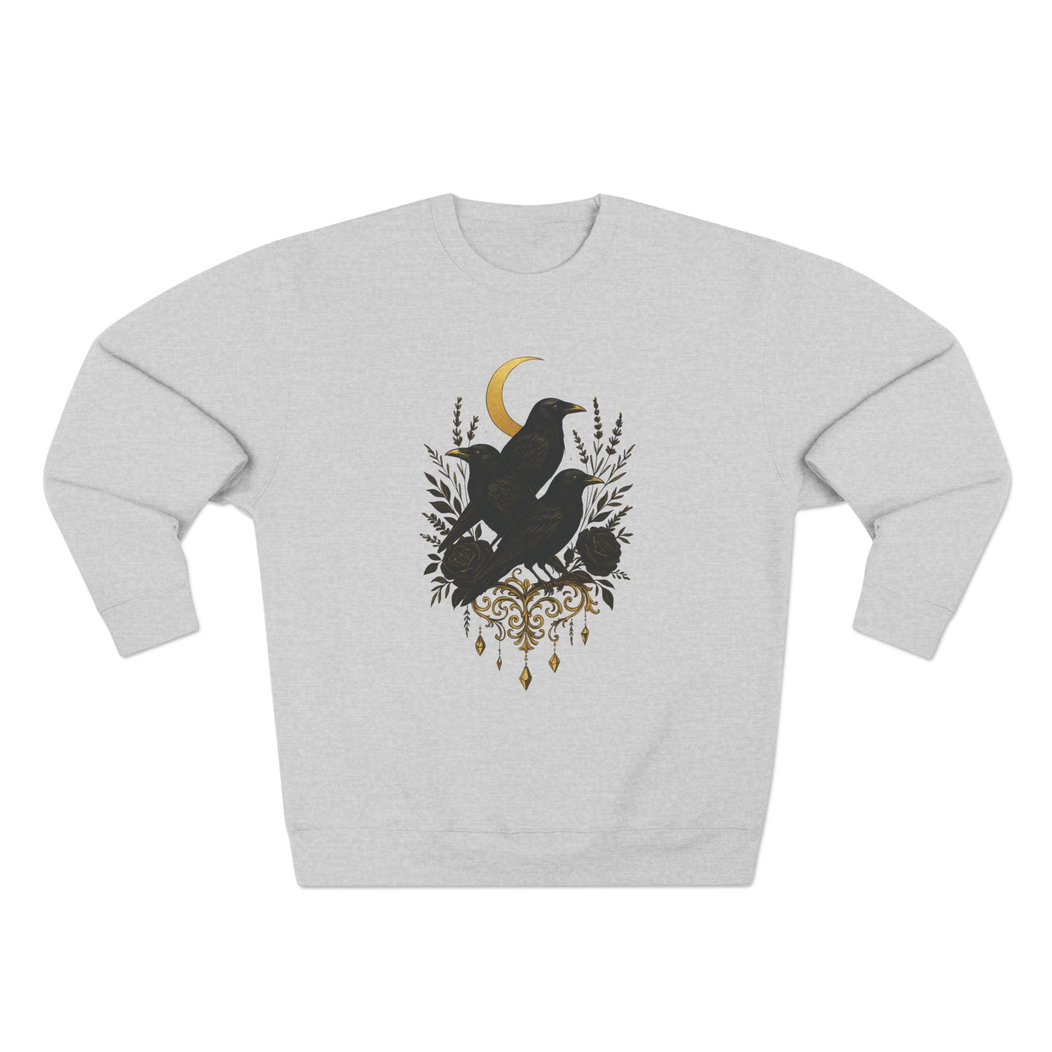 The Three Crows Collection Unisex Crewneck Sweatshirt