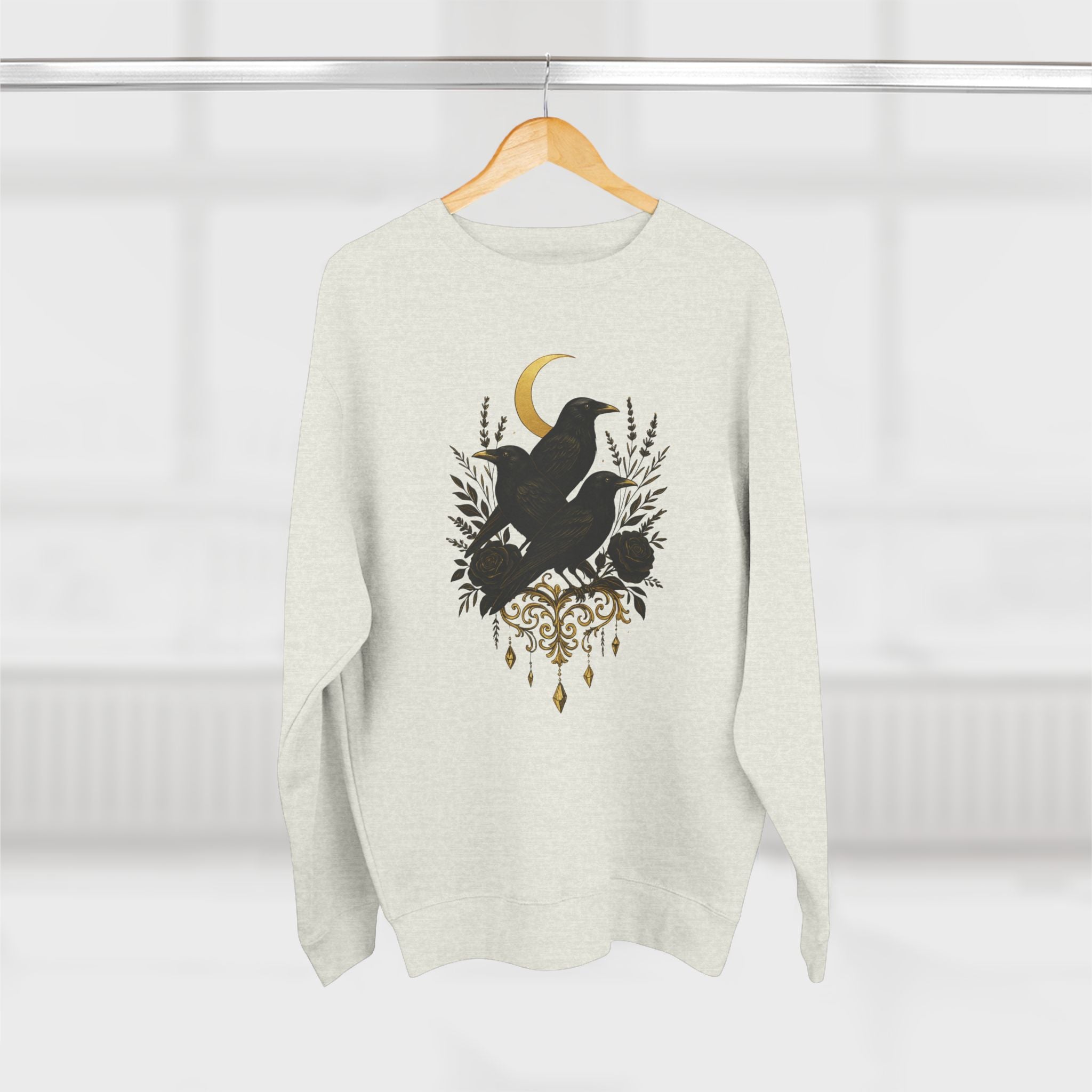 The Three Crows Collection Unisex Crewneck Sweatshirt