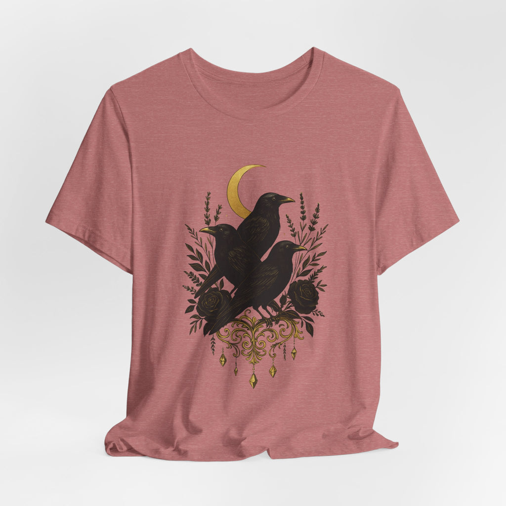 The Three Crows Collection Unisex Jersey Short Sleeve Tee