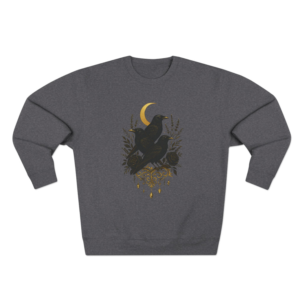 The Three Crows Collection Unisex Crewneck Sweatshirt