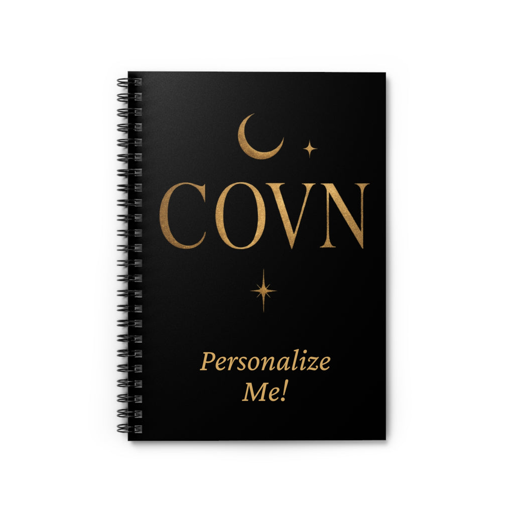 The COVN Collection Spiral Notebook - Ruled Line - Personalize