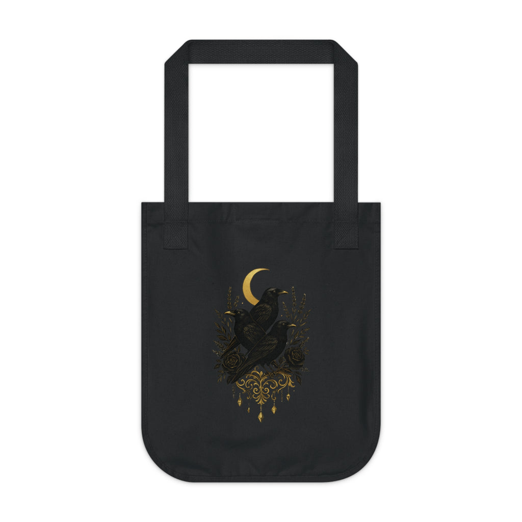 The Three Crows Collection Organic Canvas Tote Bag