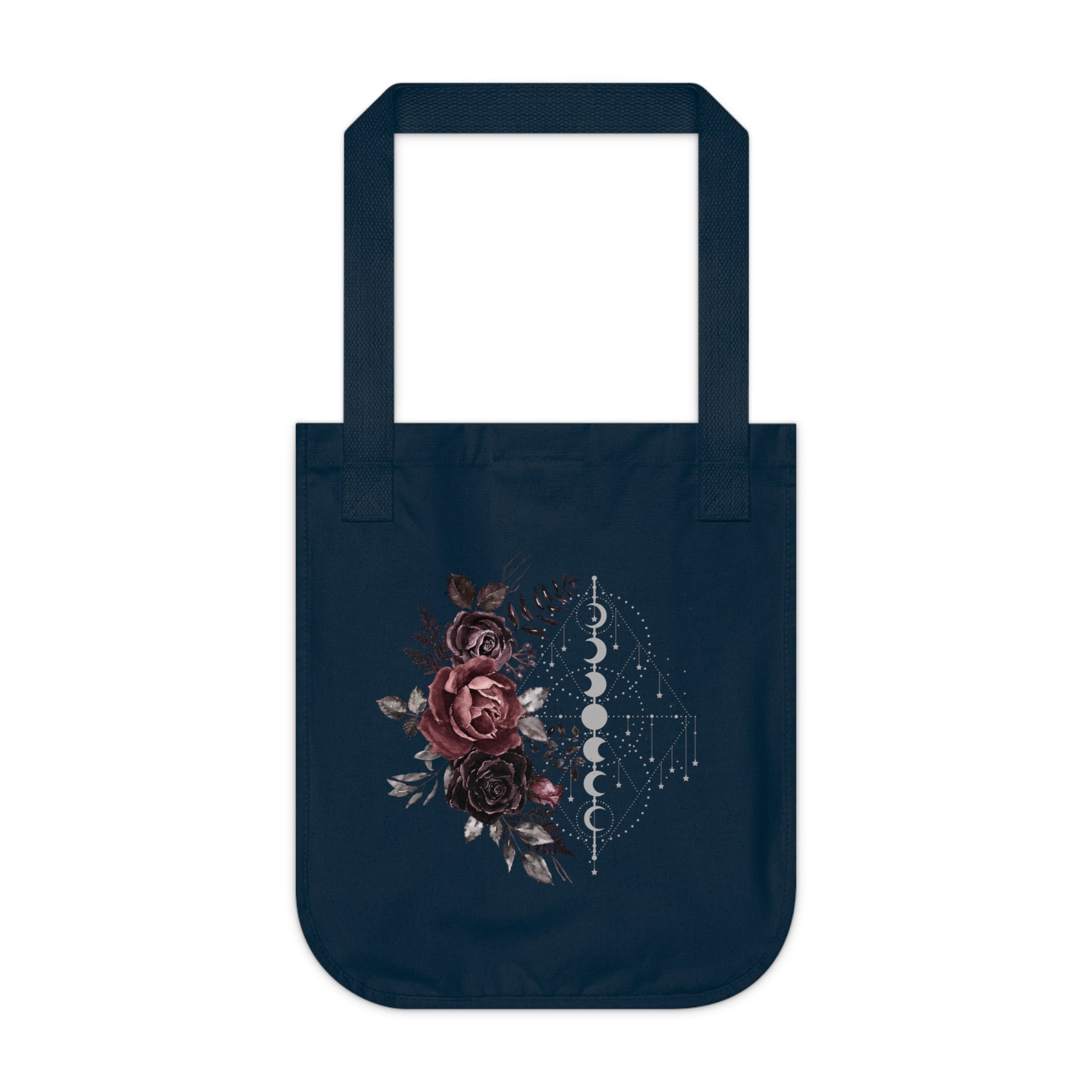 Rose & Moon Collection Organic Canvas Tote Bag