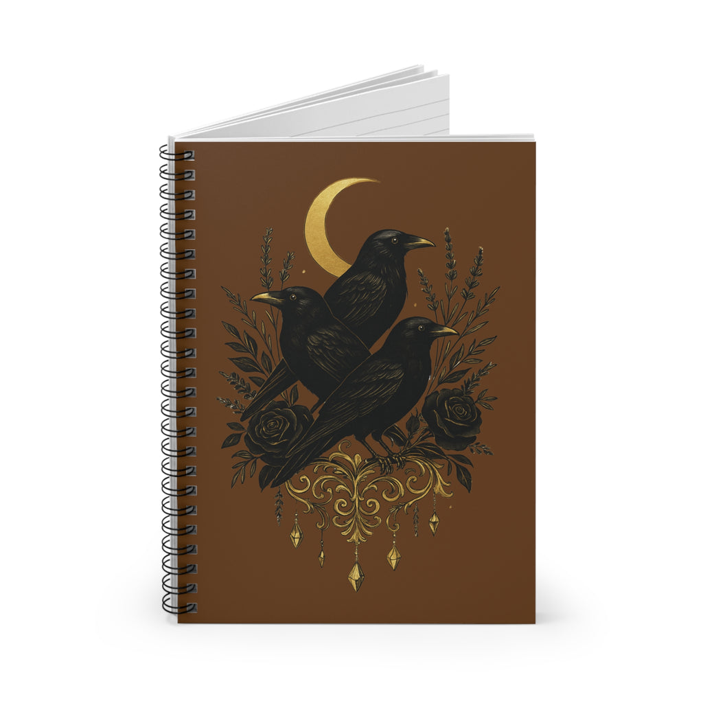 The Three Crows Collection Spiral Notebook - Ruled Line