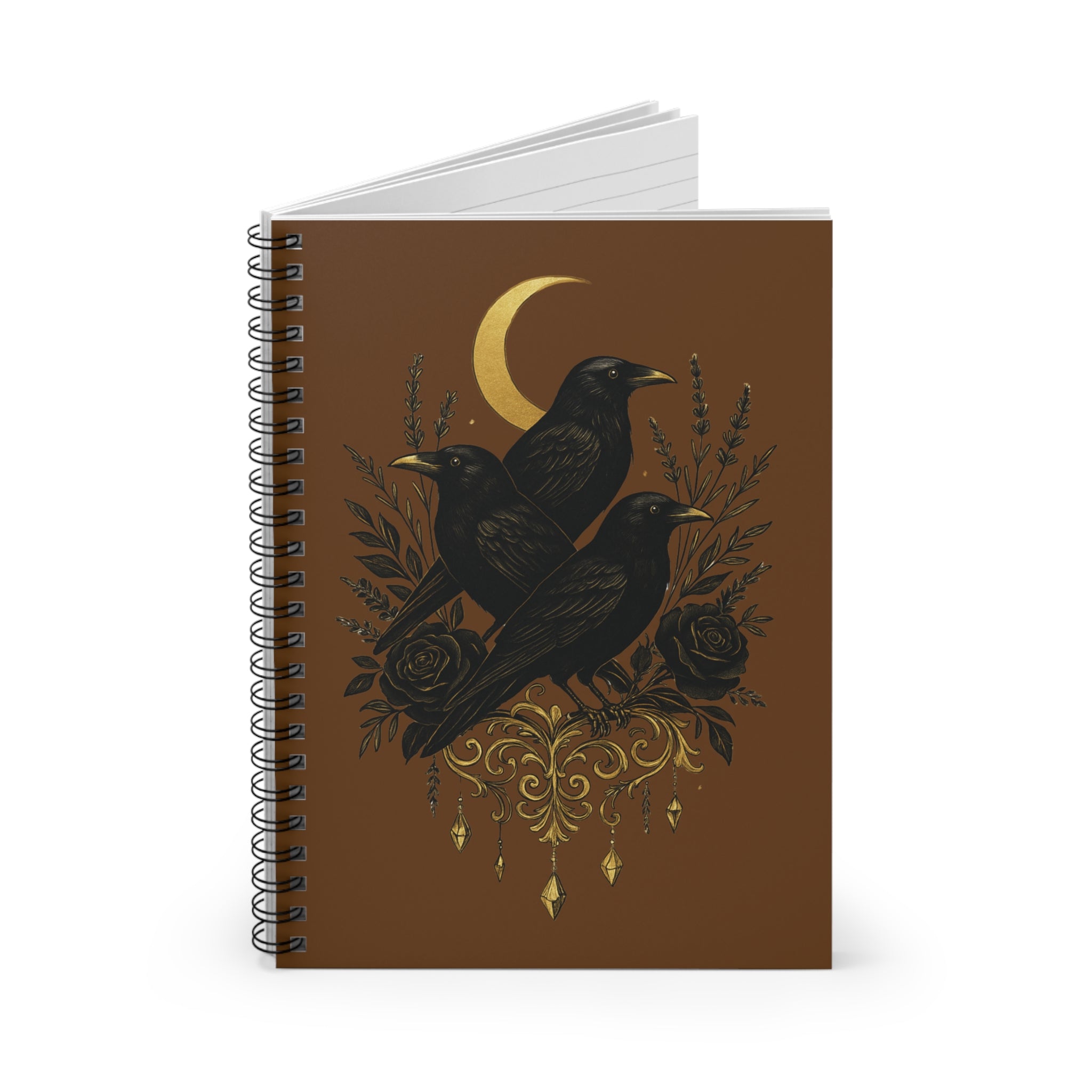 The Three Crows Collection Spiral Notebook - Ruled Line