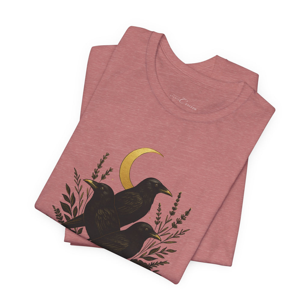 The Three Crows Collection Unisex Jersey Short Sleeve Tee