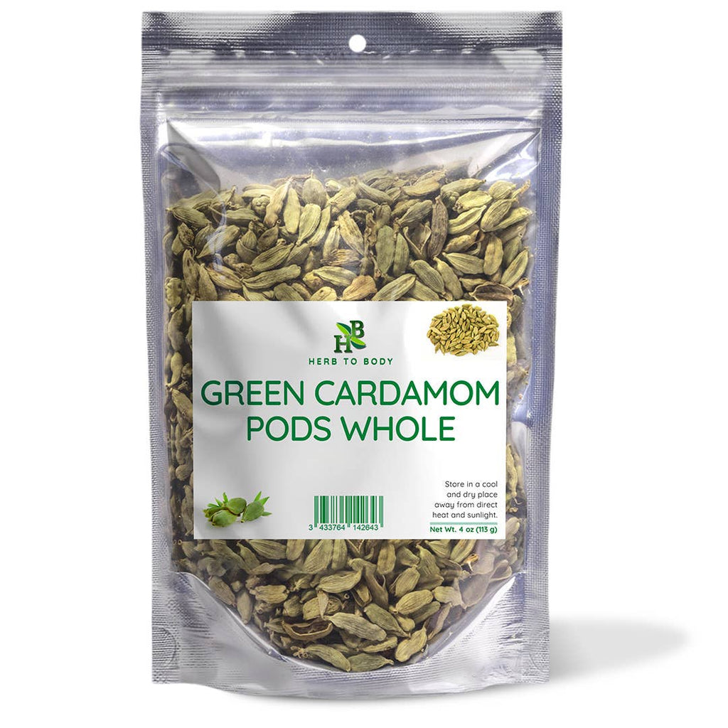 Green Cardamom Pods Whole - 4oz