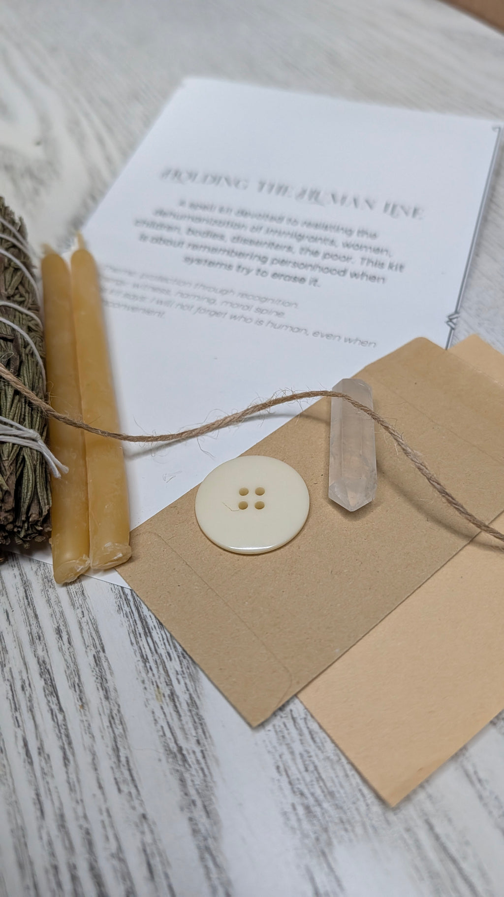 Holding the Human Line Ritual Spell Kit