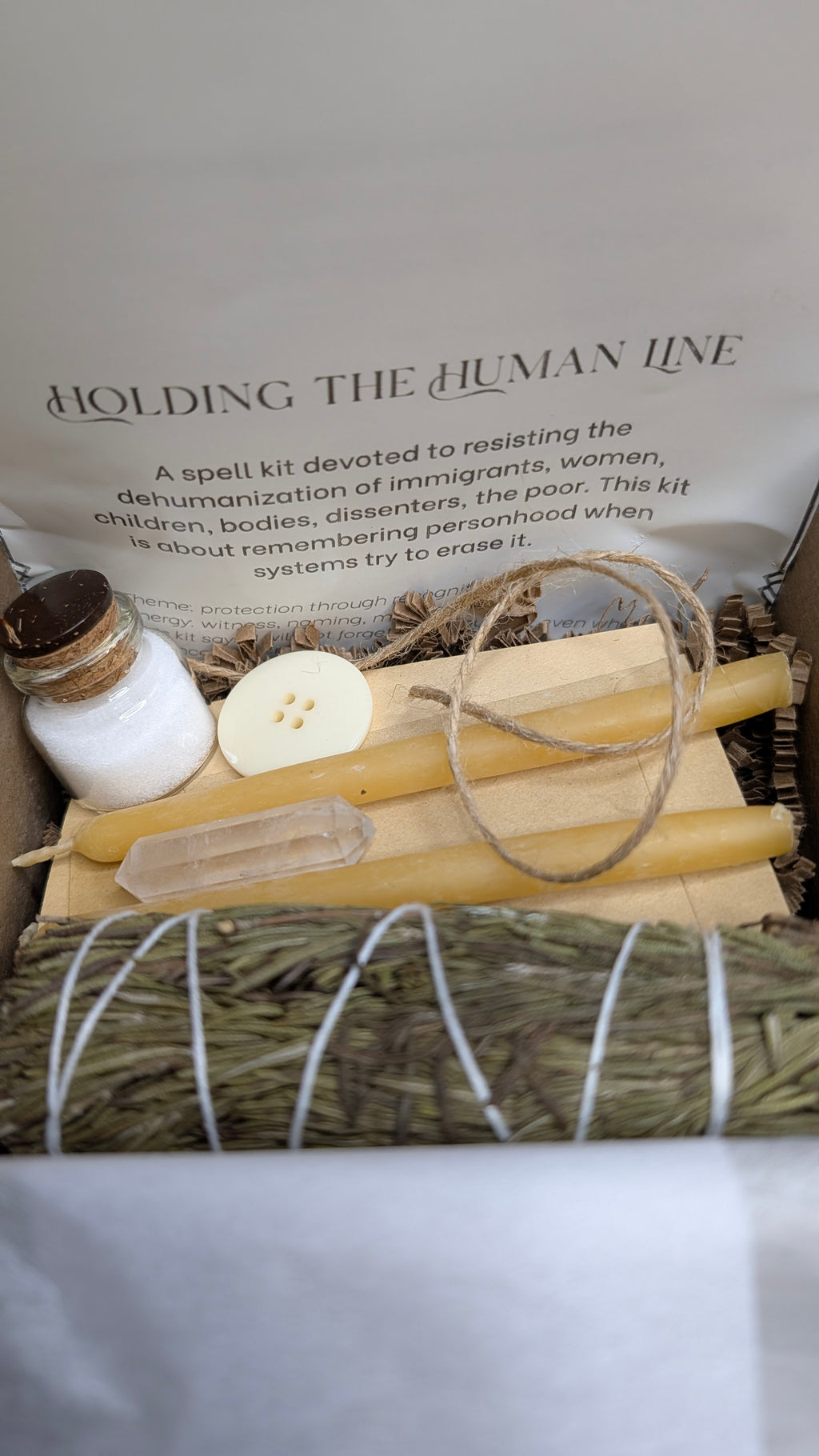 Holding the Human Line Ritual Spell Kit