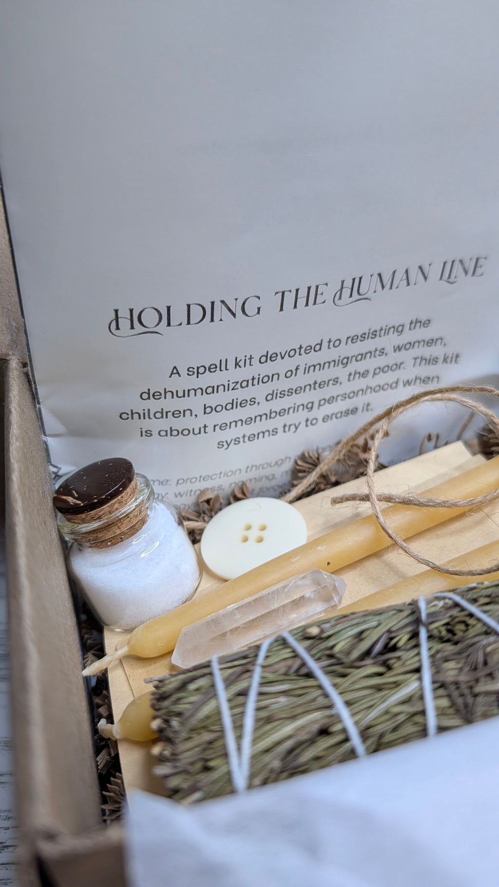Holding the Human Line Ritual Spell Kit