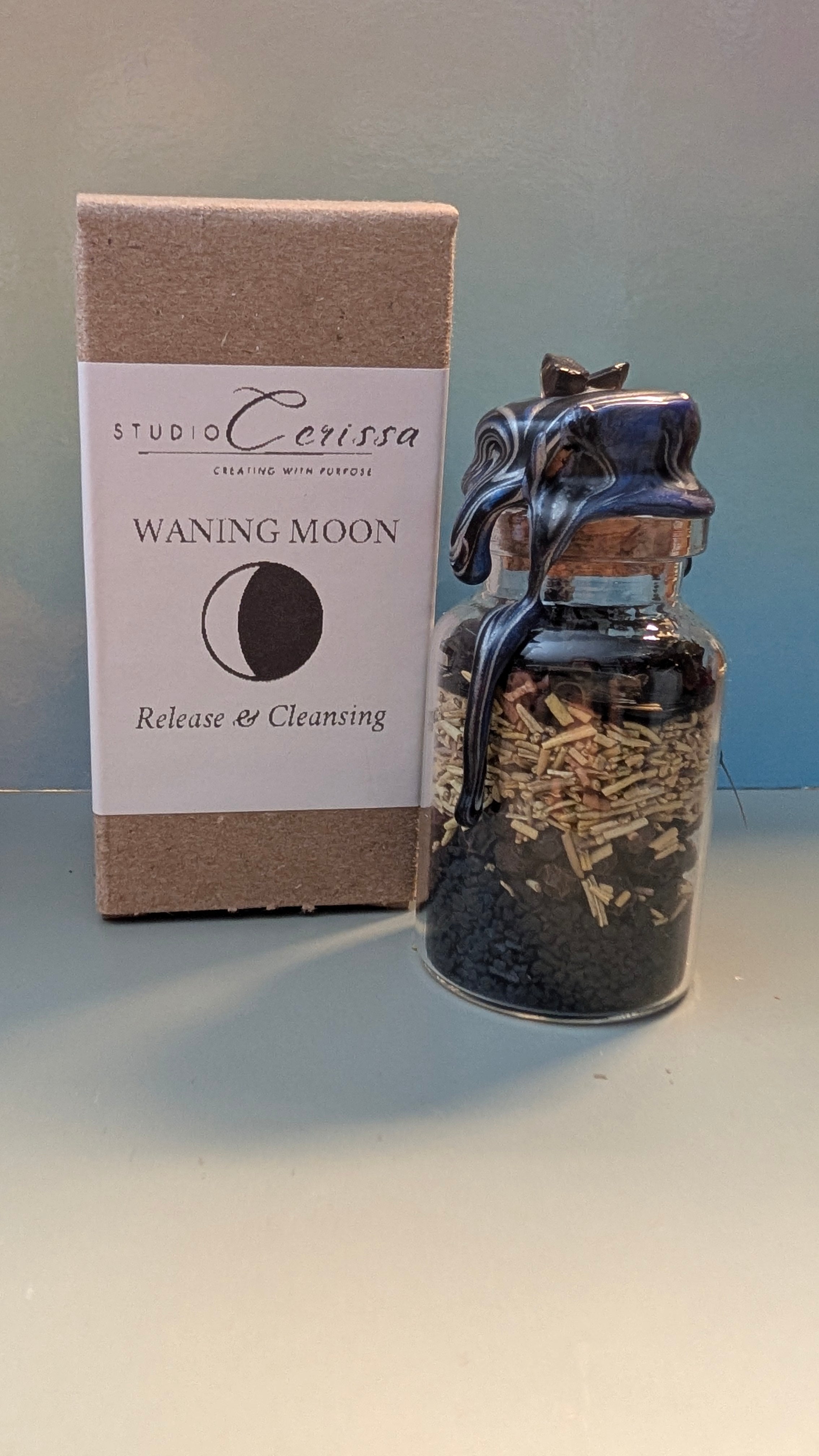 Moon Phase Spell Jar Collection | Lunar Intentions | Handcrafted | New Waxing Full Waning