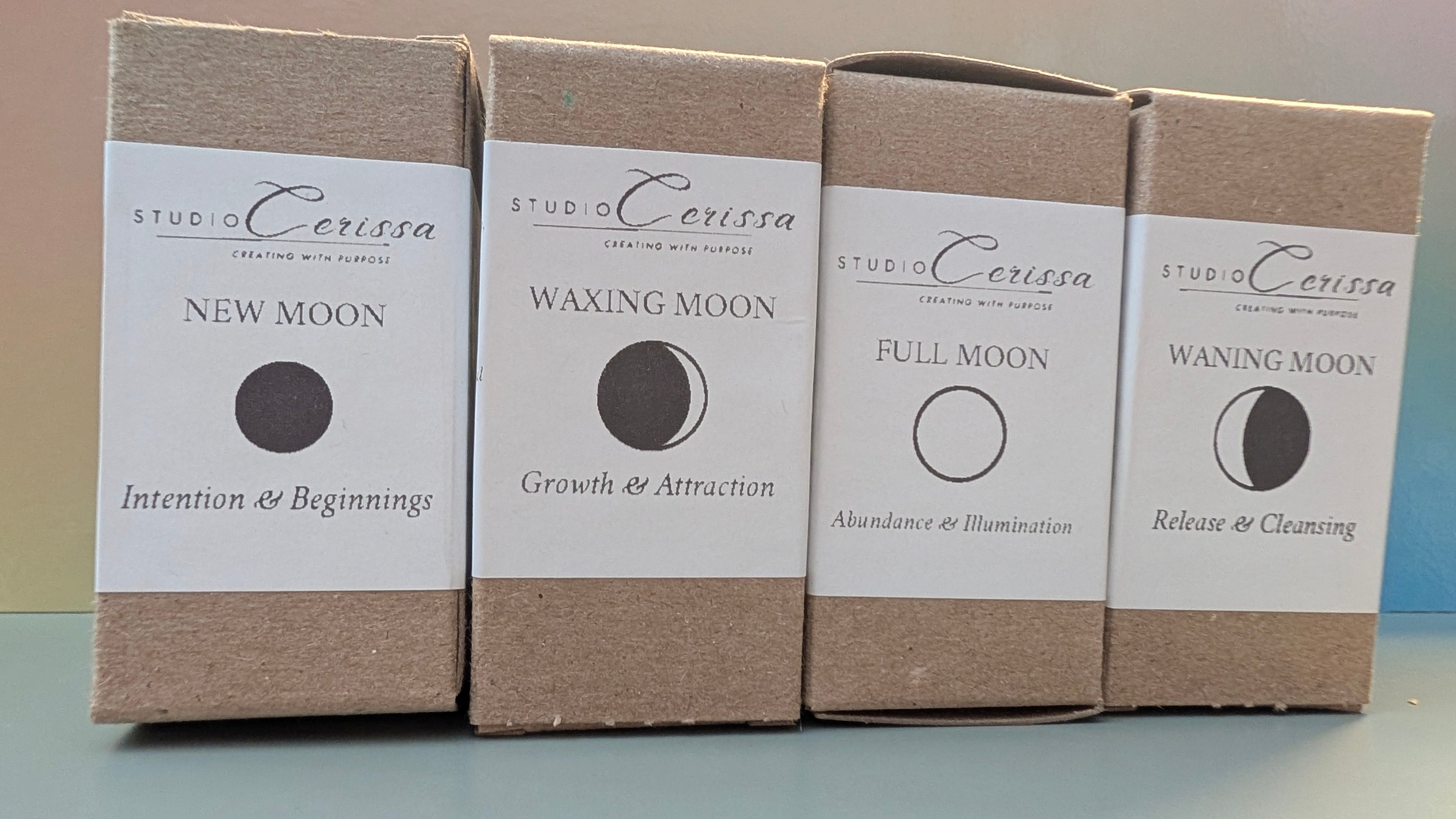 Moon Phase Spell Jars - Four Phase Set