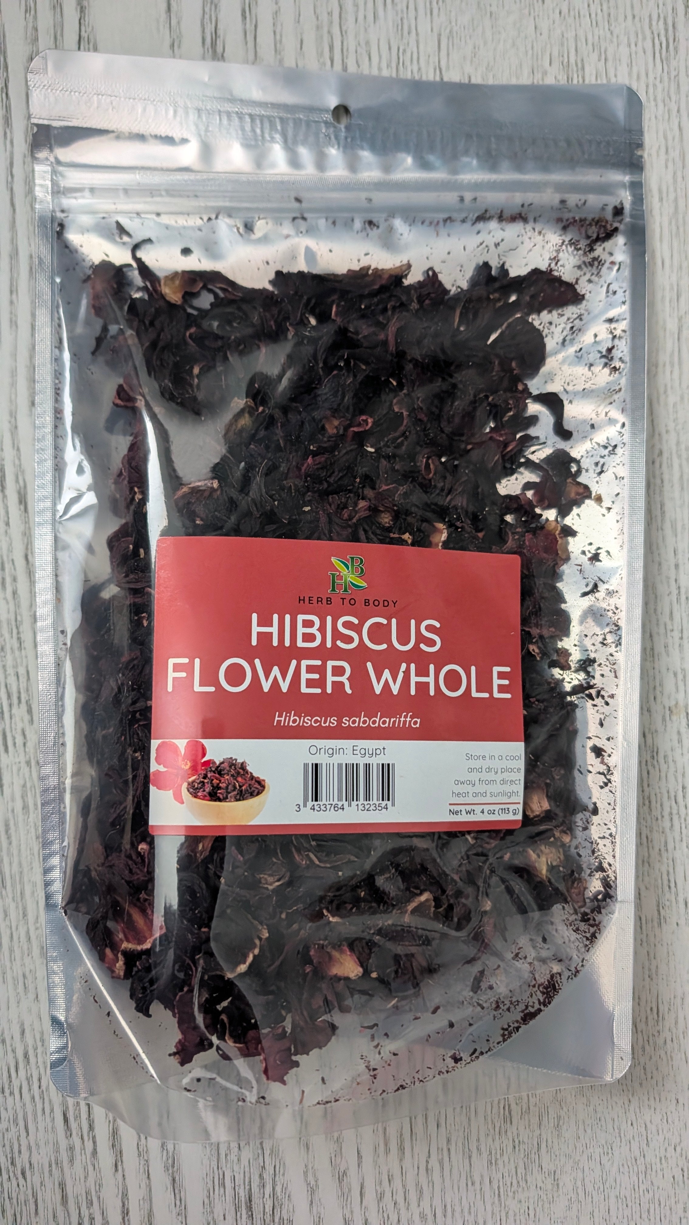 Dried Hibiscus Flowers | Whole | Dried Herbs and Flowers for Cooking, Tea, Infusions | 50g bag