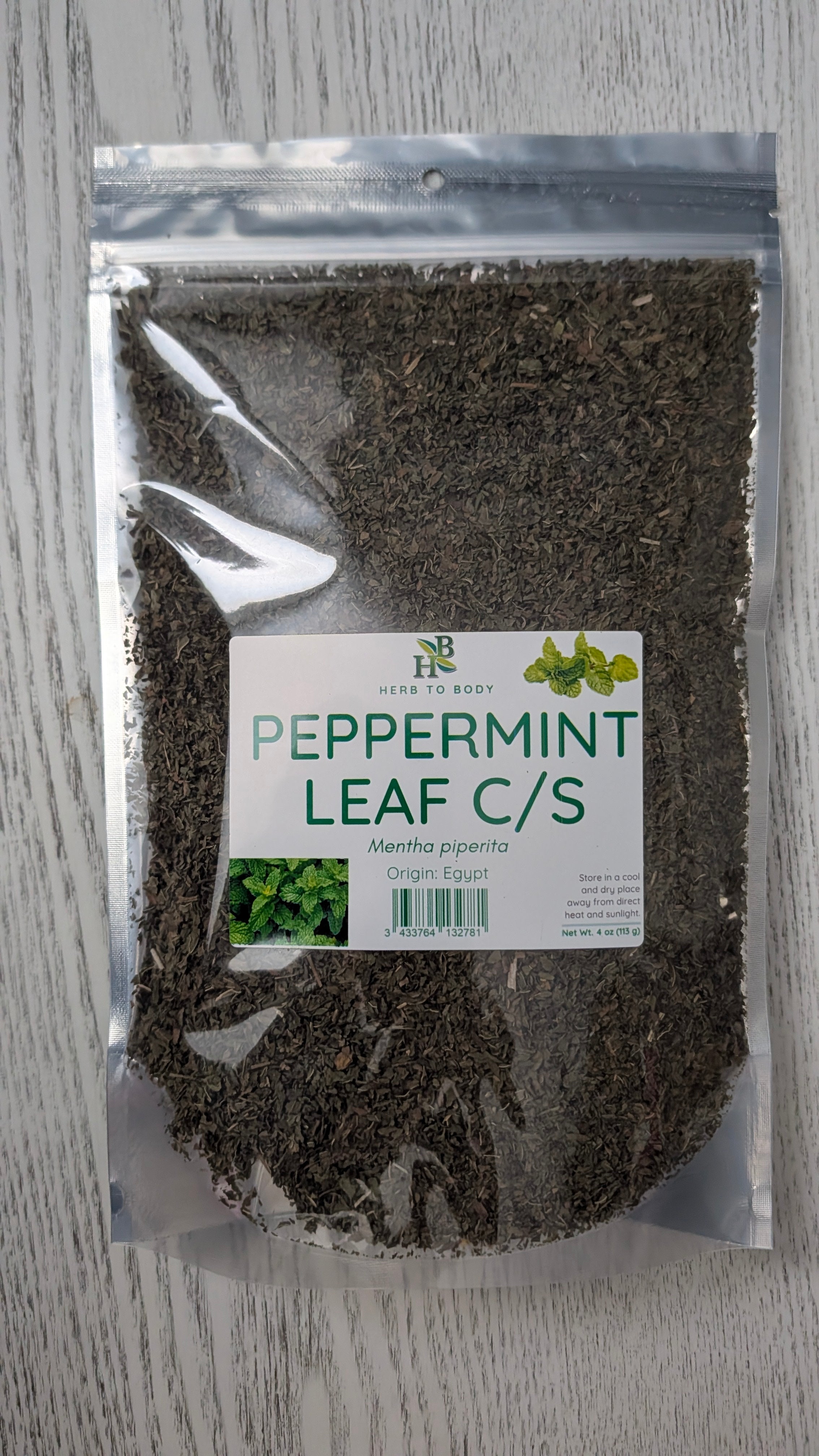 Dried Peppermint Leaf | C/S | Dried Herbs and Flowers for Cooking, Tea, Infusions | 50g bag