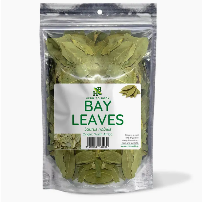 Bay Leaves | Dried Herbs and Flowers for Cooking, Tea, Infusions | 50g bag