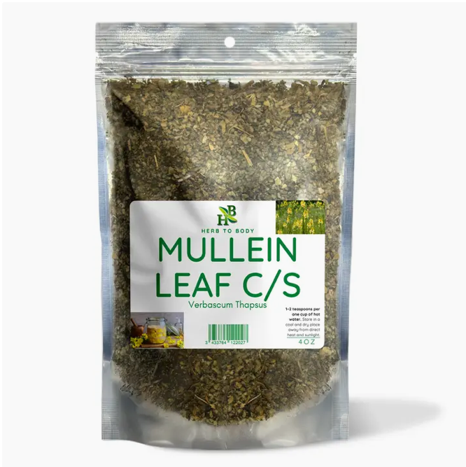Dried Mullein Leaf | C/S | Dried Herbs and Flowers for Cooking, Tea, Infusions | 50g bag