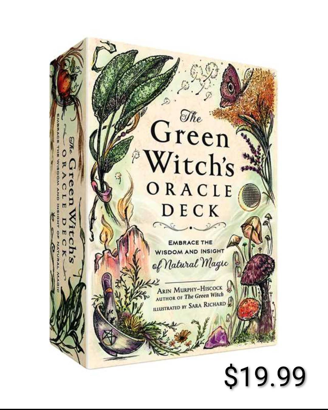 The Green Witch's Oracle Deck | 50-Card Set + Guidebook | Arin Murphy-Hiscock