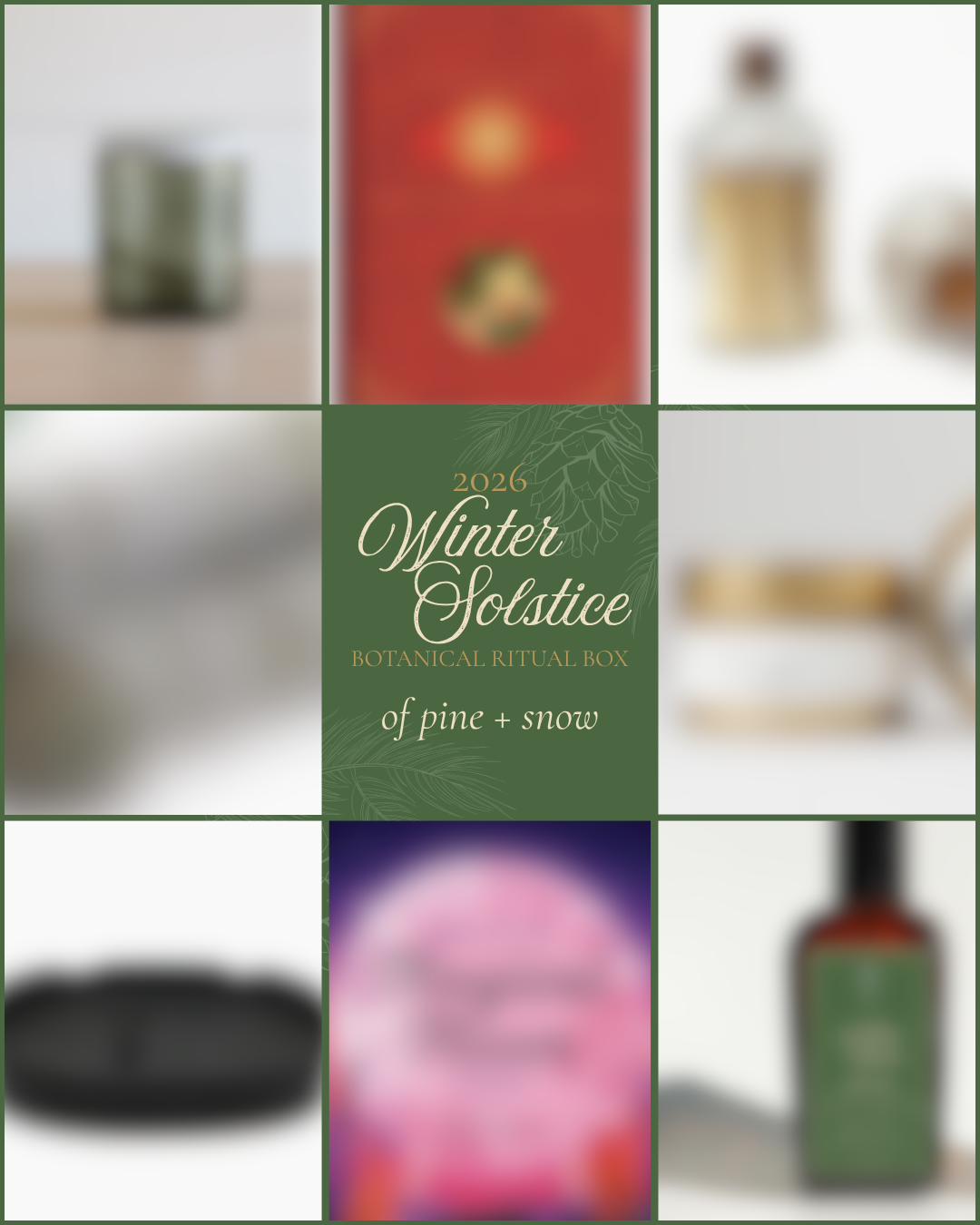 2026 Winter Solstice Botanical Rituals Box – Of Pine & Snow